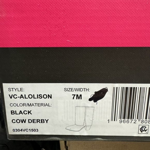 Vince Camuto Womens Alolison Boot Black Size 7 M - Picture 6 of 6